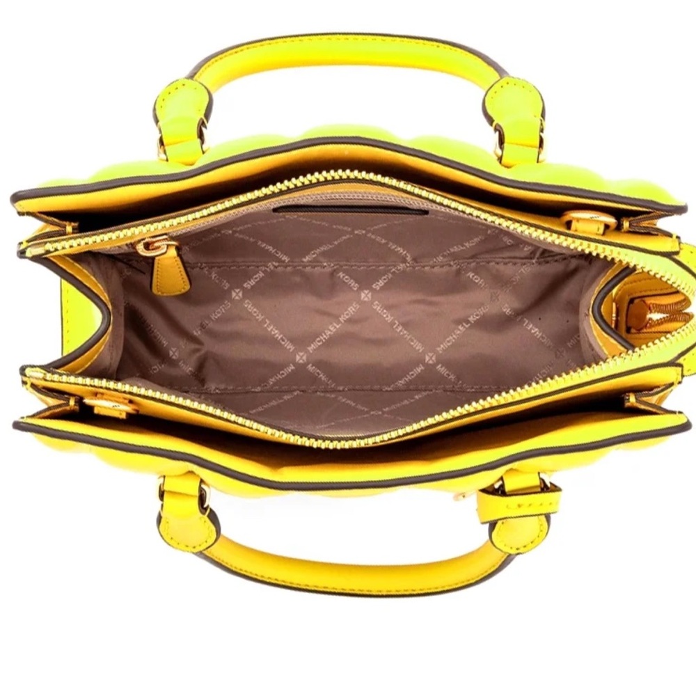 Michael Kors Yellow Satchel - Picture 10 of 11